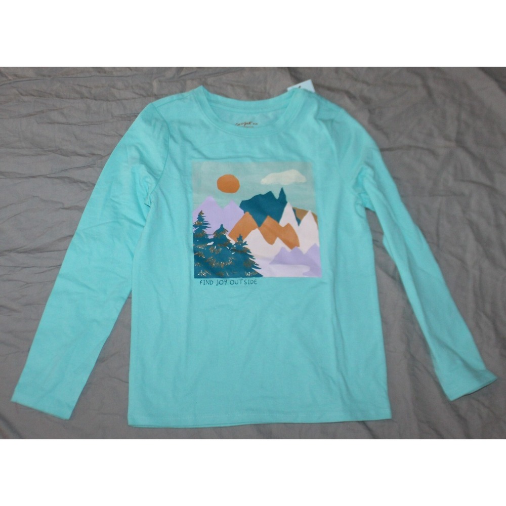 Girls Cat & Jack Long Sleeve T Shirt Size M 8 NEW